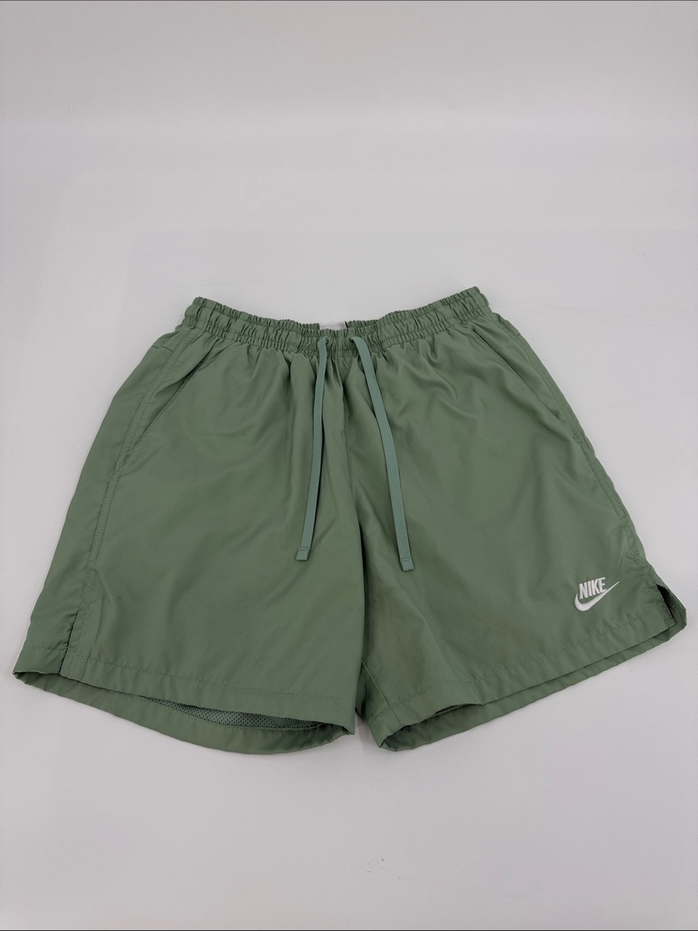Nike  Light Olive Green Athletic Shorts